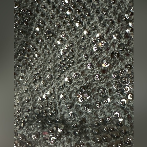 Vintage 100% wool knit scoop neck and back beaded loose fitting lined tank top - Picture 6 of 11